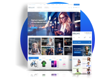 Готовый интернет магазин Deluxe