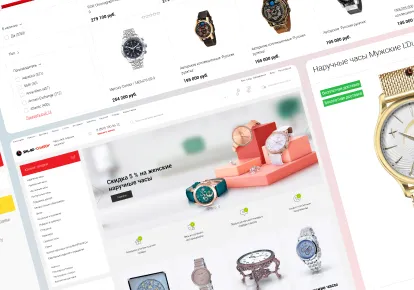 Склад часов: создание магазина и seo продвижение