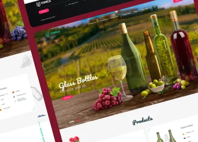 Yomica Glass: создание уникального сайта-каталога