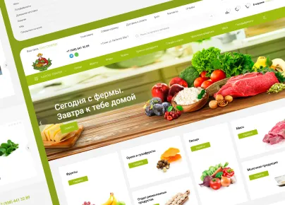 Фермерская Лавка: интернет магазин и продвижение 