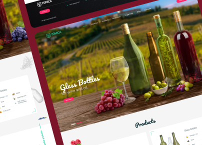 Yomica Glass: создание уникального сайта-каталога