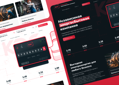 Имиджевый сайт для энергосбытовой компании КЭС