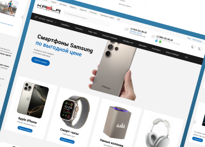Kasla: интернет-магазин электроники 