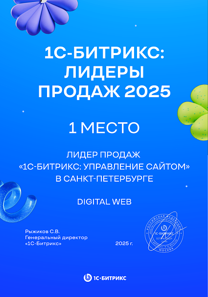 1 место СПБ 2025