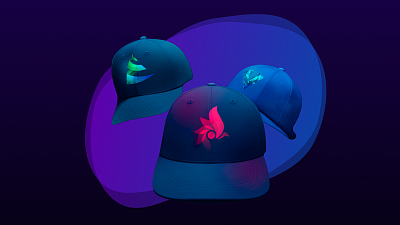 Композиция с кепками